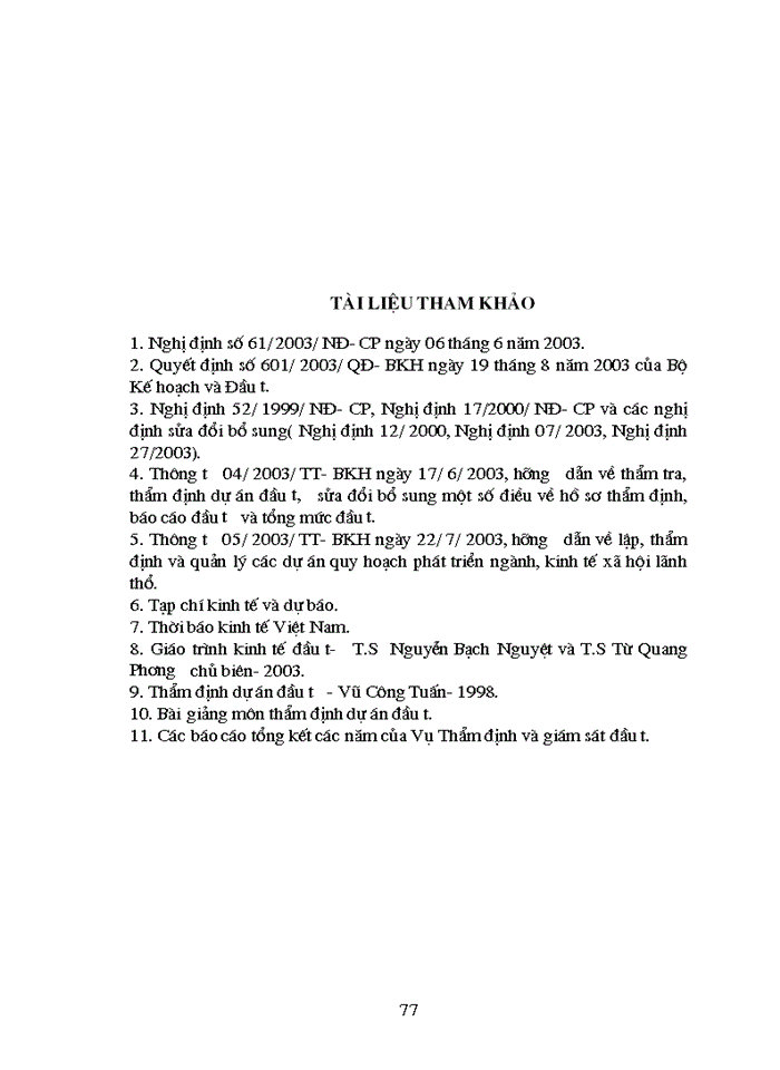 image for page Công tác thẩm định dự án đầu tư tại Vụ thẩm định và Giám sát Đầu tư -Bộ kế hoạch và Đầu tư
