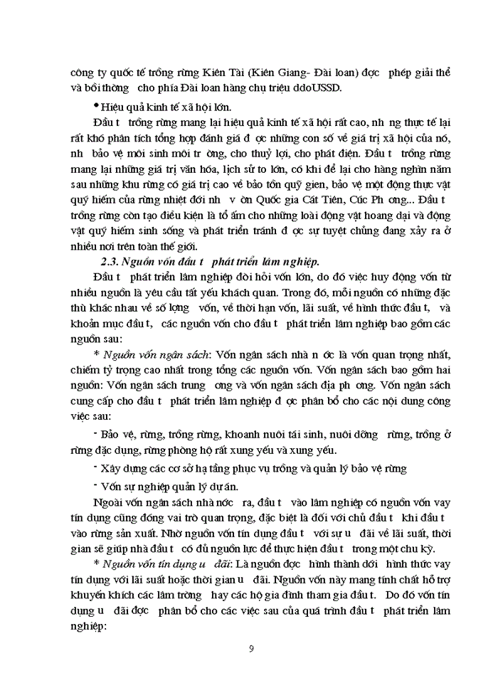 image for page Thực trạng và Một số Giải pháp đẩy mạnh đầu tư phát triển lâm nghiệp vùng Bắc Trung Bộ - Việt Nam