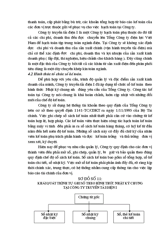image for page Tổ chức Kế toán Tài sản cố định và phân tích tình hình trang bị và sử dụng Tài sản cố định tại Công ty truyền tải Điện 1