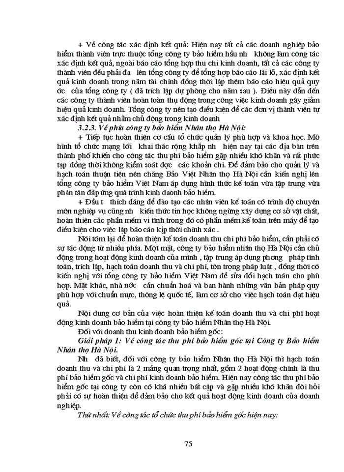 image for page Công tác Kế toán doanh thu chi phí và xác định kết quả hoạt động Kinh doanh Bảo hiểm tại Công ty Bảo hiểm Nhân Thọ