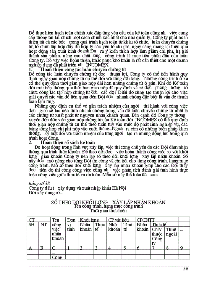image for page Hệ thống Kế toán tại Công ty đầu tư Xây dựng và Xuất nhập khẩu Hà Nội