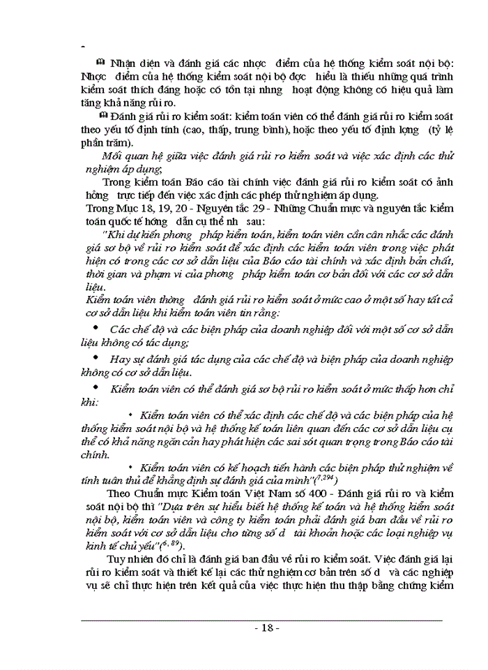 image for page THS Nâng cao hiệu quả đánh giá rủi ro trong quá trình Kiểm toán năm đầu tiên số dư đầu năm do VACO thực hiện