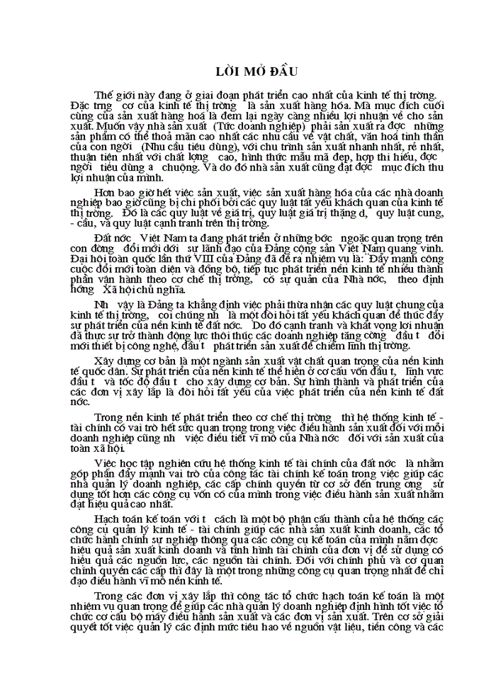 image for page Hoàn thiện Kế toán Chi phí sản xuất và tính Giá thành sản phẩm Xây lắp ở Xí nghiệp sông đà 806