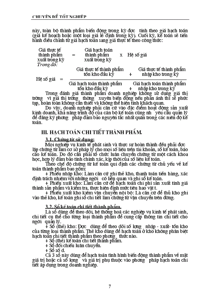 image for page Tổ chức hạch toán thành phẩm và Tiêu thụ Thành phẩm ở Xí nghiệp Bia Quang Trung