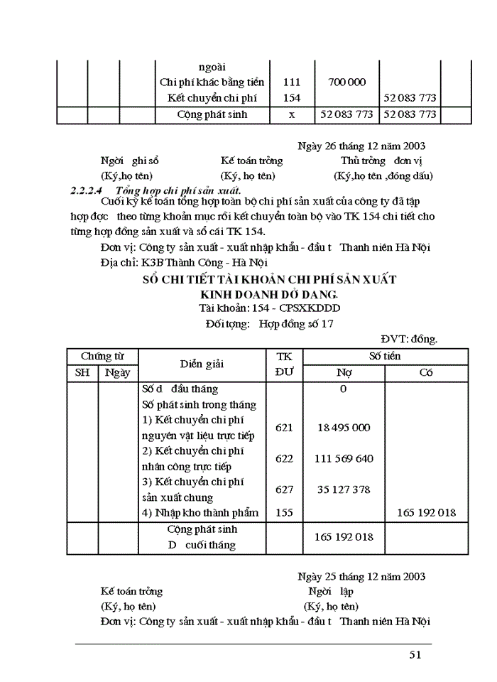 image for page Kế toán Chi phí sản xuất và tính Giá thành sản phẩm tại Công ty Sản xuất Xuất nhập khẩu đầu tư Thanh niên Hà Nội