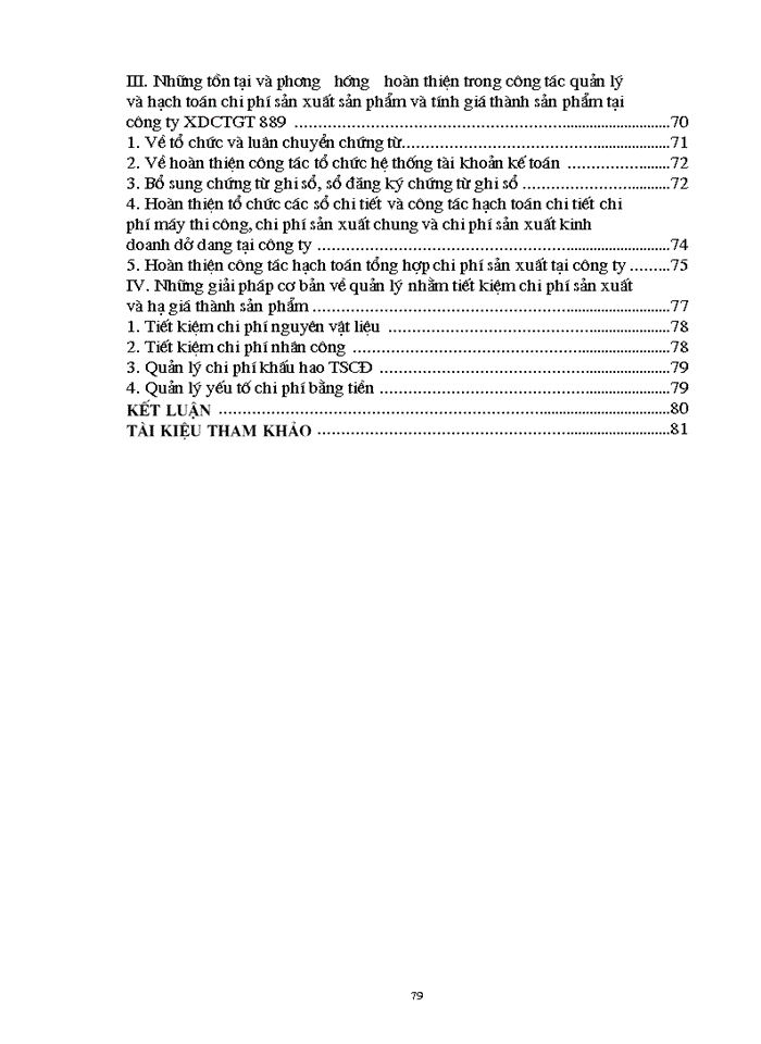 image for page Công tác hạch toán Chi phí sản xuất và tính Giá thành sản phẩm tại Công ty Xây dựng công trình giao thông 889 Tổng Công ty Xây dựng công trình GT8