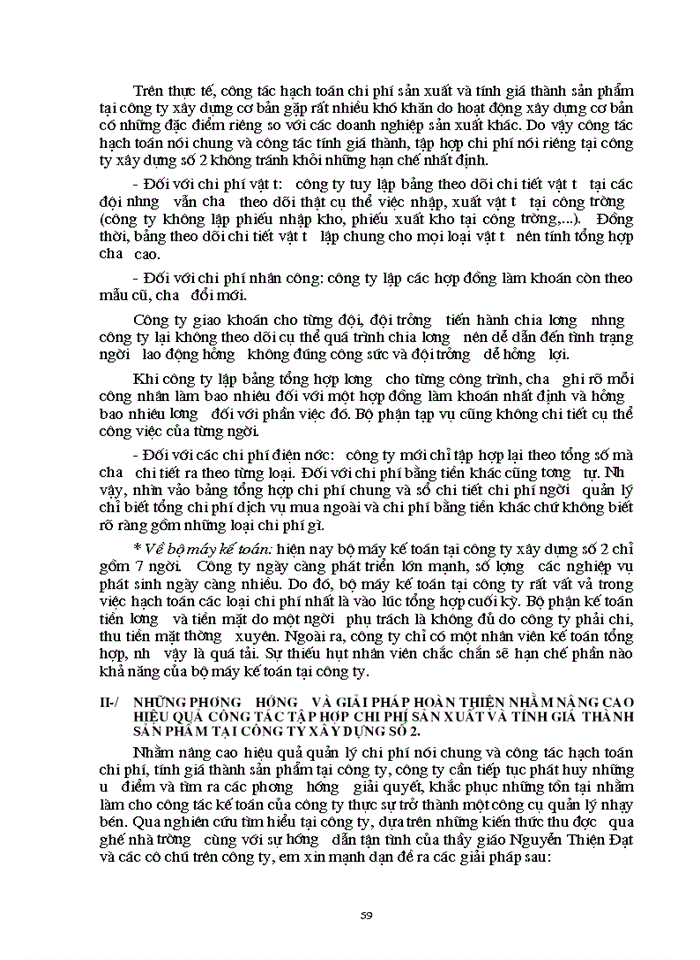 image for page Hoàn thiện Kế toán Chi phí sản xuất và tính Giá thành sản phẩm Xây lắp tại Công ty Xây dựng số 2