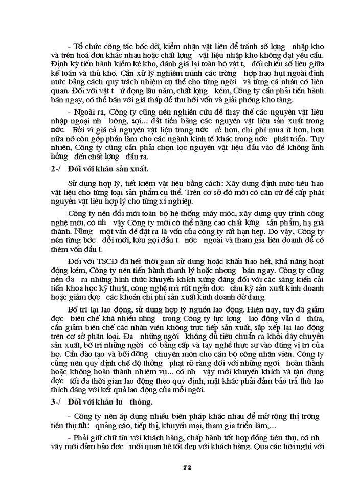 image for page Tổ chức công tác Kế toán Nguyên vật liệu với việc nâng cao hiệu quả sử dụng Vốn lưu động ở Công ty Dệt 8-3