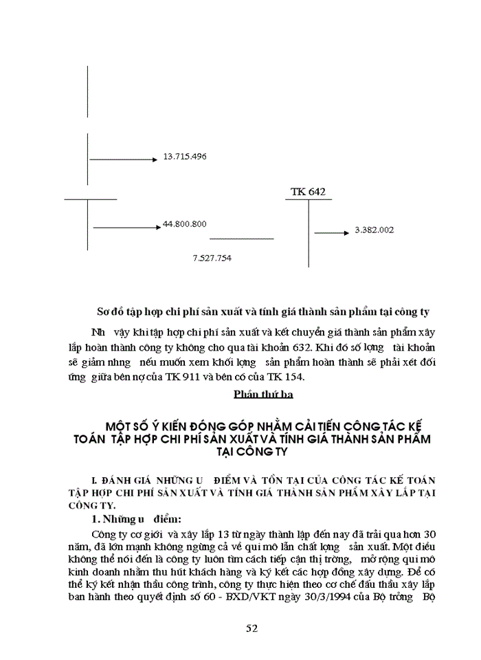 image for page Kế toán tập hợp Chi phí sản xuất và tính Giá thành sản phẩm tại Công ty Cơ giới X lắp 13 thuộc Tổng Công ty LICOGI