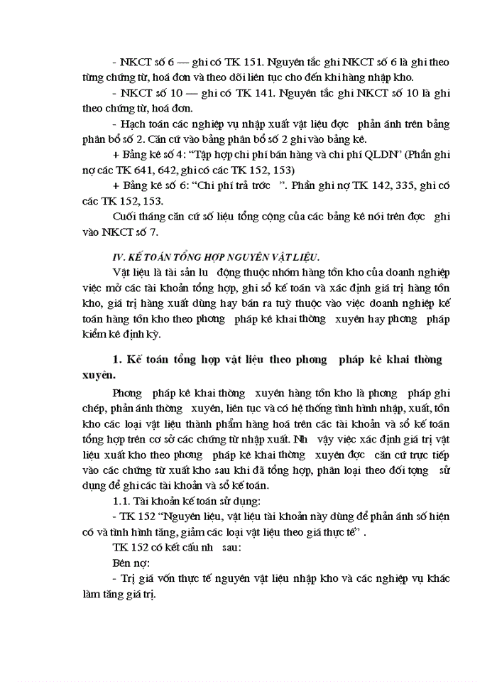 image for page Kế toán vật liệu tại Công ty Bê tông và Xây dựng Thịnh Liệt