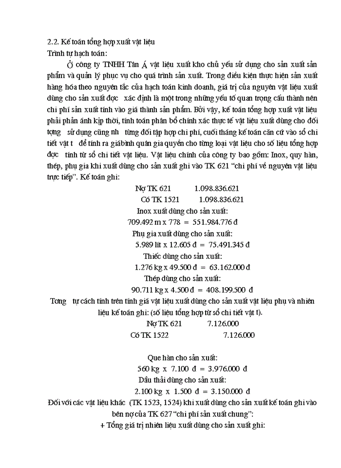 image for page Kế toán vật liệu tại Công ty Bê tông và Xây dựng Thịnh Liệt