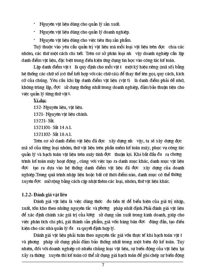 image for page Kế toán vật liệu và phân tích tình hình quản lý sử dụng vật liệu tại Công ty Cổ phần Xây dựng Công trình giao thông 118
