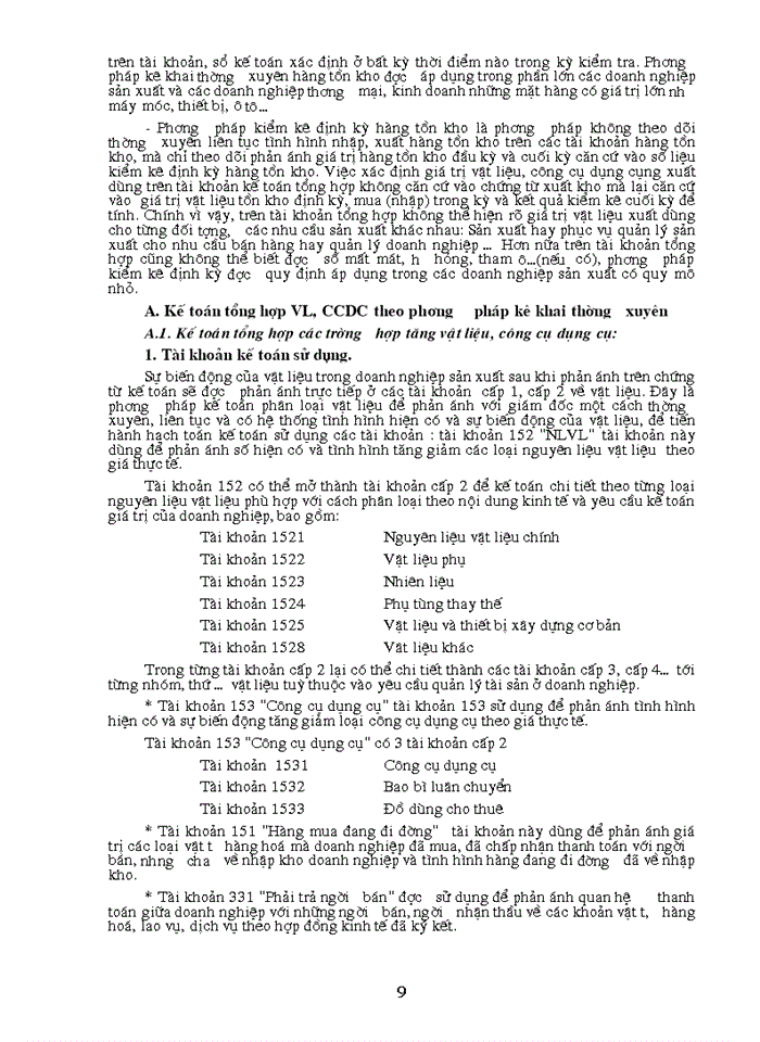 image for page Kế toán vật liệu và Công cụ dụng cụtại Công ty Xây dựng công trình giao thông 124