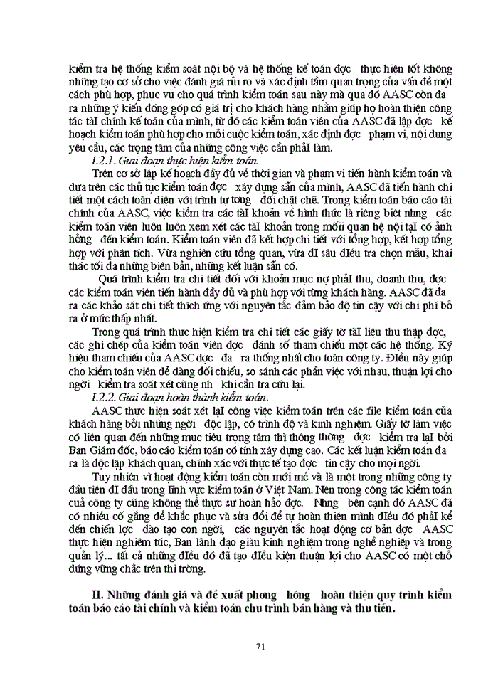 image for page Kiểm toán chu trình bán hàng và thu tiền trong Kiểm toán Báo cáo tài chính của Công ty dịch vụ tư vấn tài chính Kế toán và Kiểm toán