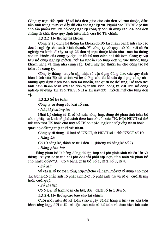 image for page Hoàn thiện công tác Kế toán tiêu thụ và xác định kết quả Tiêu thụ Thành phẩm ở Công ty Trách nhiệm Hữu hạn Vật liệu nổ Công nghiệp