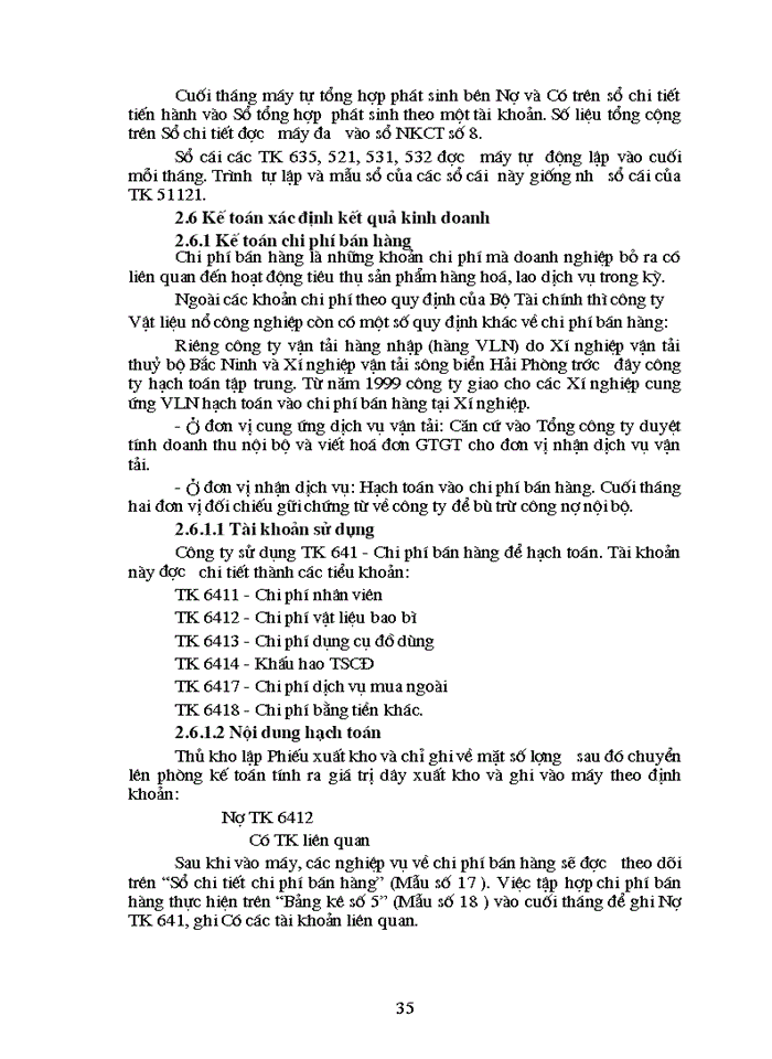 image for page Hoàn thiện công tác Kế toán tiêu thụ và xác định kết quả Tiêu thụ Thành phẩm ở Công ty Trách nhiệm Hữu hạn Vật liệu nổ Công nghiệp