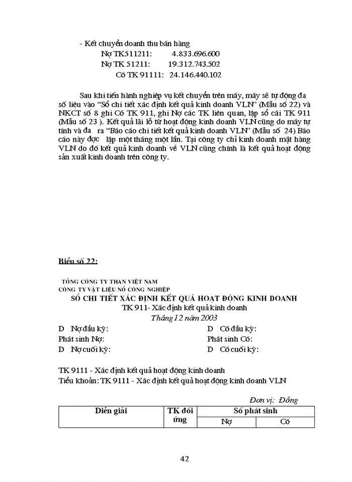 image for page Hoàn thiện công tác Kế toán tiêu thụ và xác định kết quả Tiêu thụ Thành phẩm ở Công ty Trách nhiệm Hữu hạn Vật liệu nổ Công nghiệp