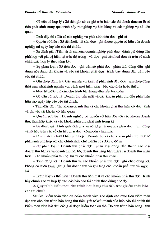 image for page Kiểm toán chu trình bán hàng thu tiền trong Kiểm toán Báo cáo tài chính do AASC thực hiện