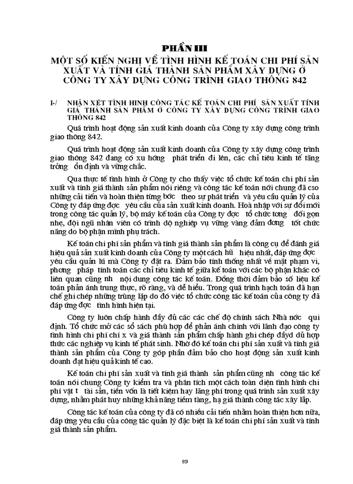 image for page THS Kế toán Chi phí sản xuất và tính Giá thành sản phẩm Xây dựng tại Công ty Xây dựng công trình giao thông 842