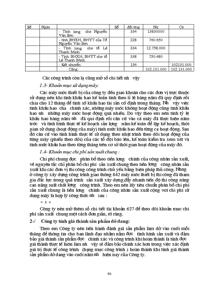 image for page THS Kế toán Chi phí sản xuất và tính Giá thành sản phẩm Xây dựng tại Công ty Xây dựng công trình giao thông 842
