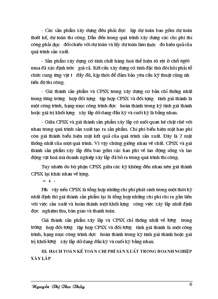 image for page Tổ chức hạch toán Chi phí sản xuất và tính GT Xây lắp tại Công ty Công trình giao thông 2