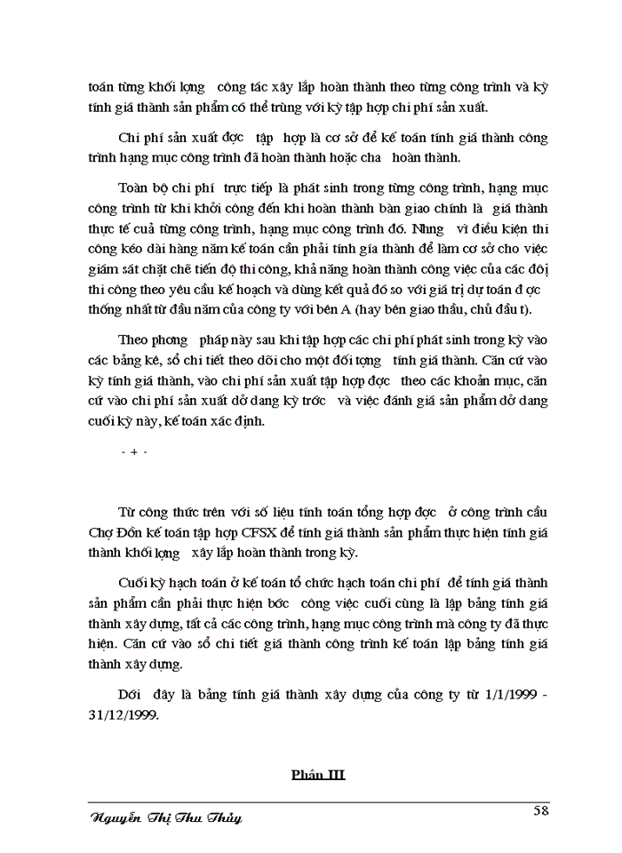 image for page Tổ chức hạch toán Chi phí sản xuất và tính GT Xây lắp tại Công ty Công trình giao thông 2