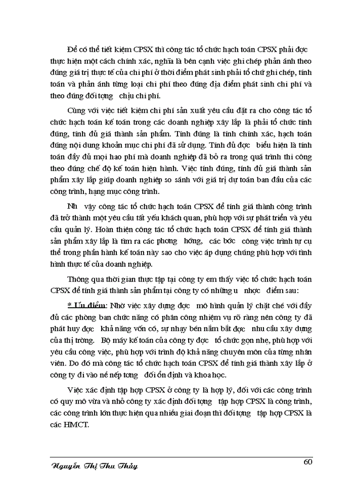 image for page Tổ chức hạch toán Chi phí sản xuất và tính GT Xây lắp tại Công ty Công trình giao thông 2