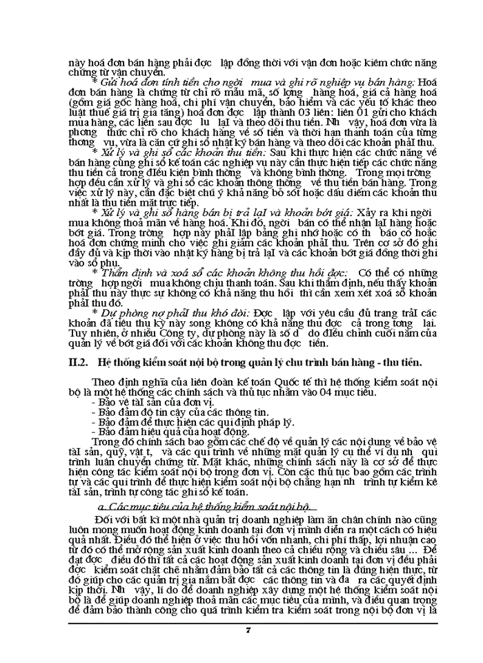 image for page Công tác Kiểm toán chu trình bán hàng và thu tiền trong Kiểm toán Báo cáo tài chính ở Công ty DVTV tài chính Kế toán và Kiểm toán