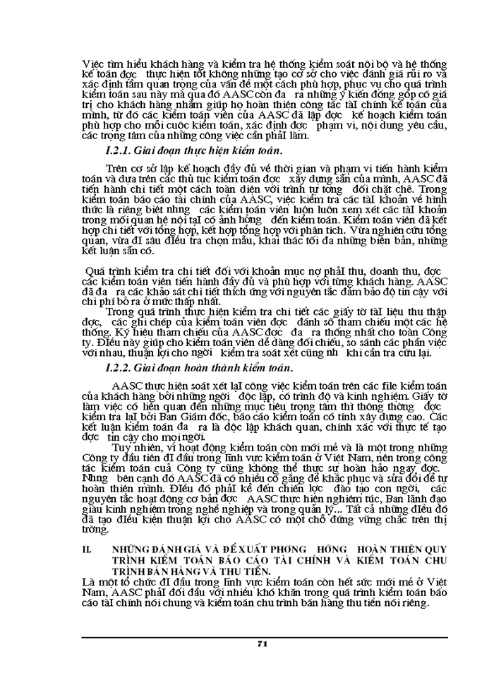 image for page Công tác Kiểm toán chu trình bán hàng và thu tiền trong Kiểm toán Báo cáo tài chính ở Công ty DVTV tài chính Kế toán và Kiểm toán