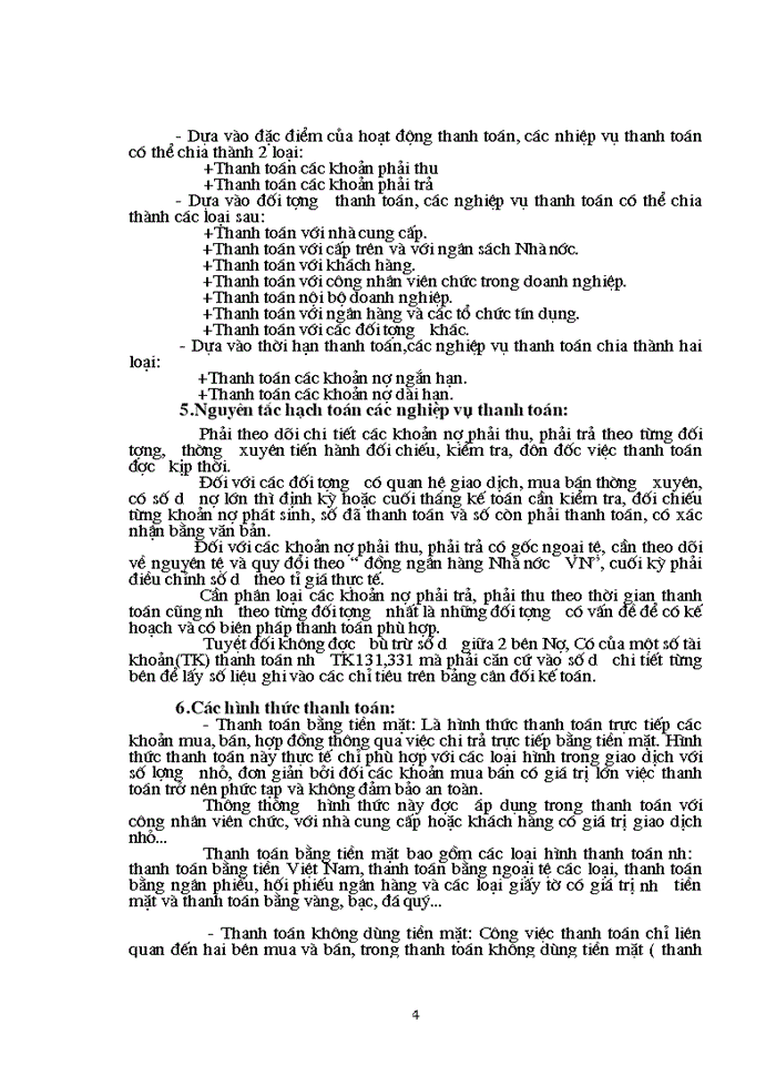 image for page Kế toán các nghiệp vụ thanh toán phân tích tình hình và khả năng thanh toán của X nghiệp khảo sát Xây dựng Điện 1