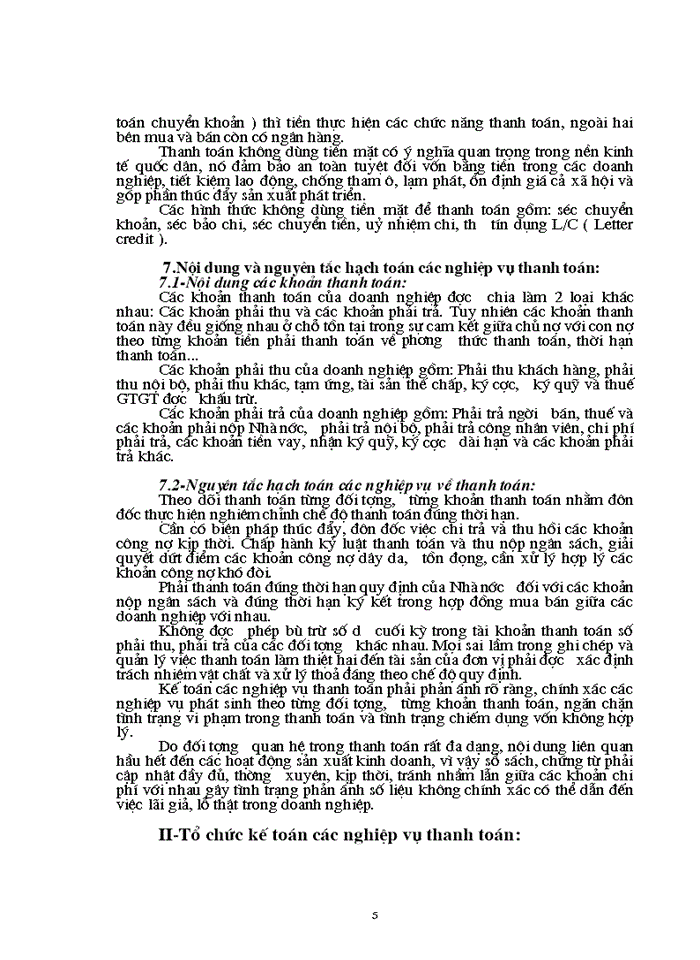 image for page Kế toán các nghiệp vụ thanh toán phân tích tình hình và khả năng thanh toán của X nghiệp khảo sát Xây dựng Điện 1