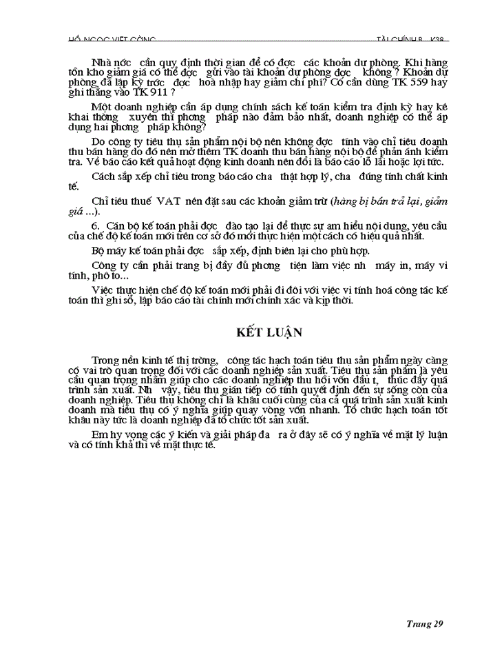 image for page Tổ chức Tiêu thụ Thành phẩm ở Công ty VIDAMO Hà Nội trong điều kiện nền Kinh tế Thị trường