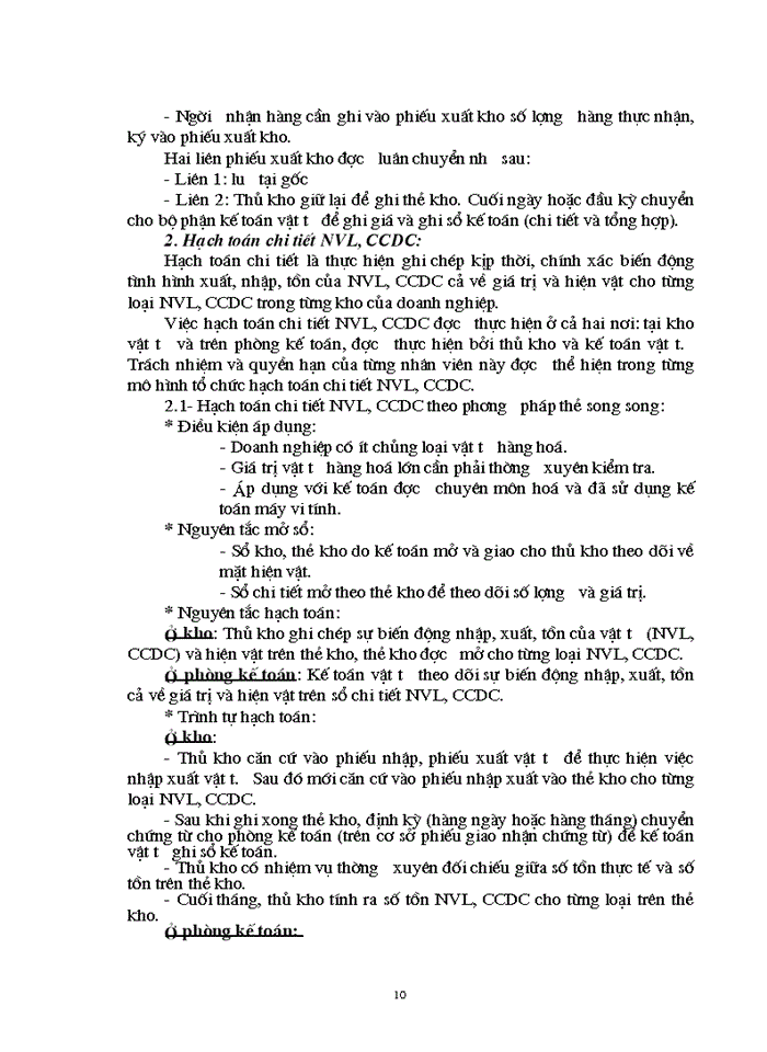 image for page Tổ chức hạch toán Nguyên vật liệu Công cụ dụng cụ tại Công ty Thiết bị đo Điện