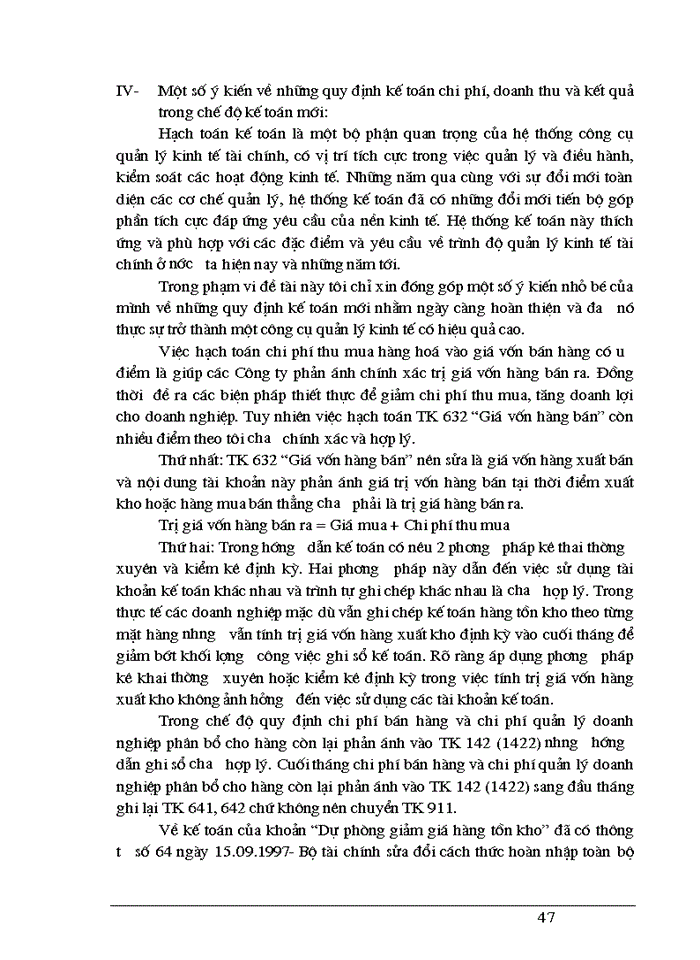 image for page Tổ chức hạch toán chi phí doanh thu và kết quả của khối lượng hàng hoá kinh doanh trong kỳ nhằm nâng cao hiệu quả kinh doanh ở Công ty Vật tư Kỹ thuật Xi măng