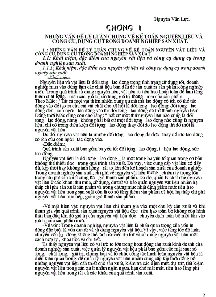 image for page Tổ chức Kế toán Nguyên vật liệu Công cụ dụng cụ tại Công ty Vit Metai