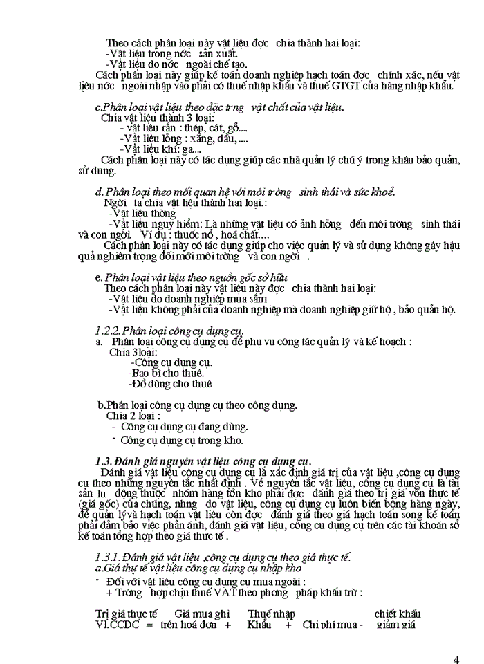 image for page Tổ chức Kế toán Nguyên vật liệu Công cụ dụng cụ tại Công ty Vit Metai