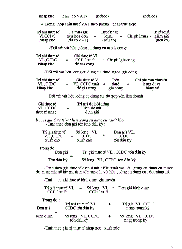 image for page Tổ chức Kế toán Nguyên vật liệu Công cụ dụng cụ tại Công ty Vit Metai