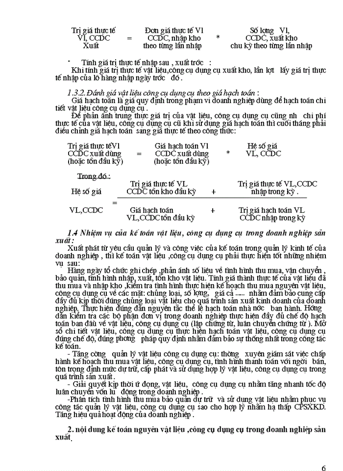 image for page Tổ chức Kế toán Nguyên vật liệu Công cụ dụng cụ tại Công ty Vit Metai