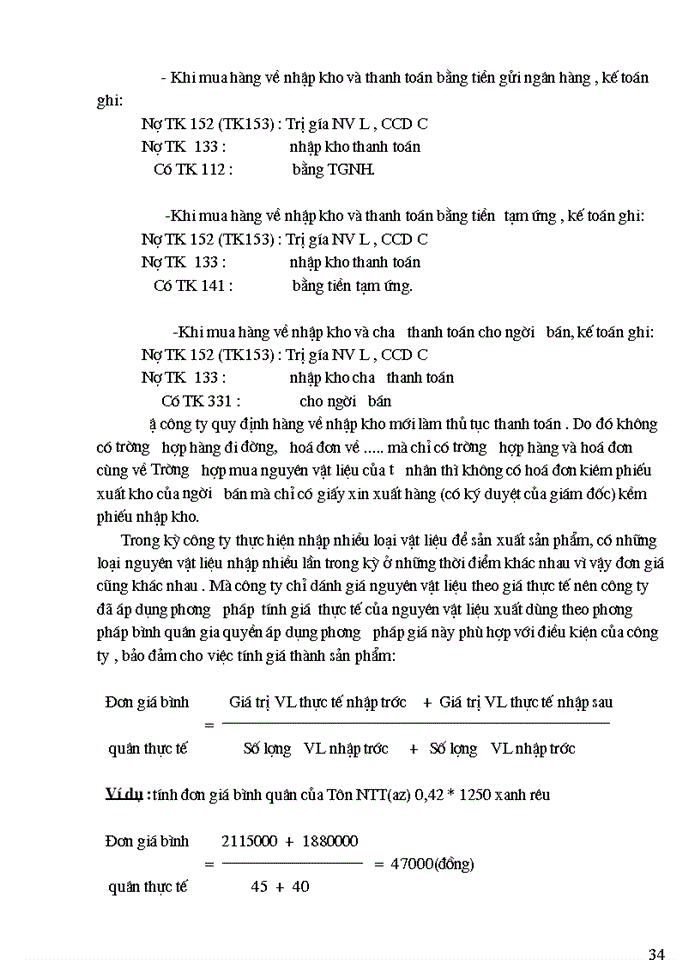 image for page Tổ chức Kế toán Nguyên vật liệu Công cụ dụng cụ tại Công ty Vit Metai