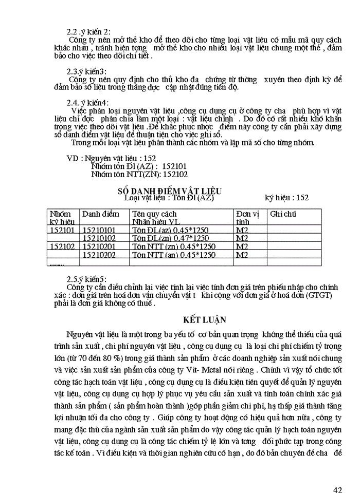 image for page Tổ chức Kế toán Nguyên vật liệu Công cụ dụng cụ tại Công ty Vit Metai