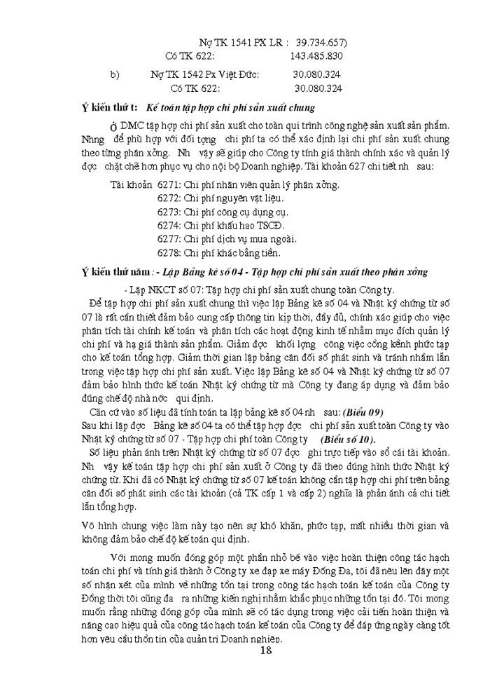 image for page Hạch toán Chi phí sản xuất và tính Giá thành sản phẩm với công tác quản trị doanh nghiệp tại Công ty xe đạp xe máy Đống Đa Hà Nội
