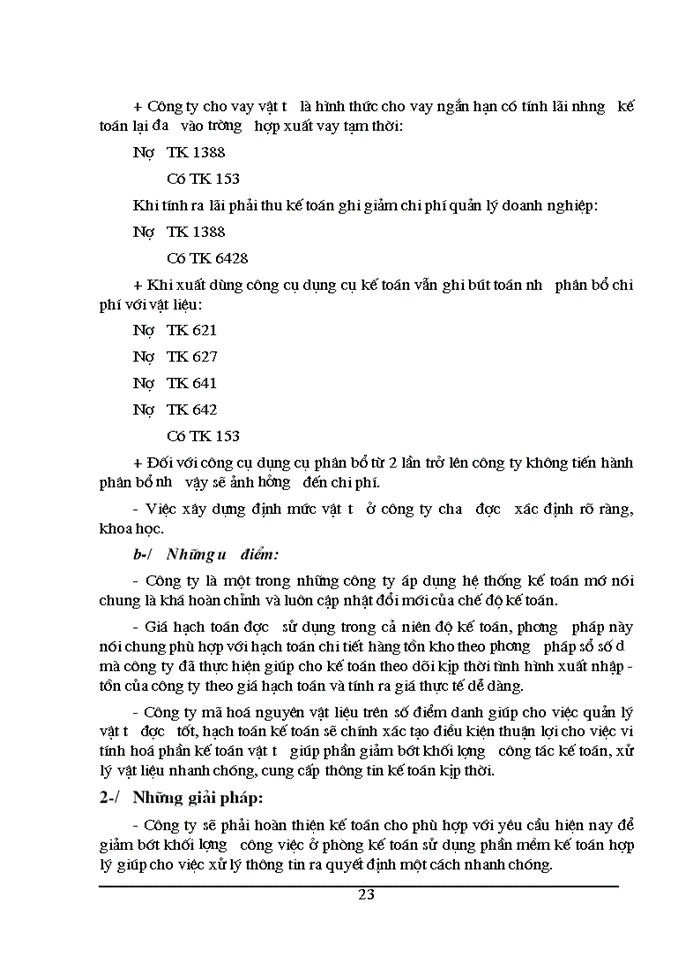 image for page Hoàn thiện hạch toán Nguyên vật liệu Công cụ dụng cụ tại Công ty khóa Minh Khai