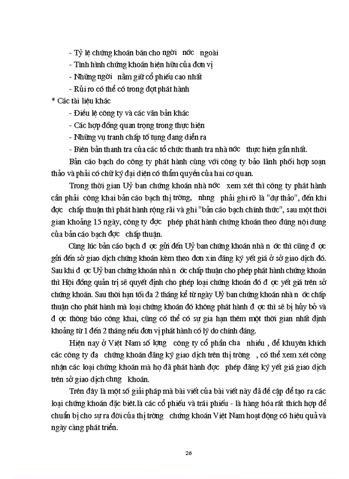 image for page Vai trò và sự cần thiết của việc hình thành và phát triển thị trường Chứng khoán Một số biện pháp tạo ra hàng hóa cho thị trường Chứng khoán