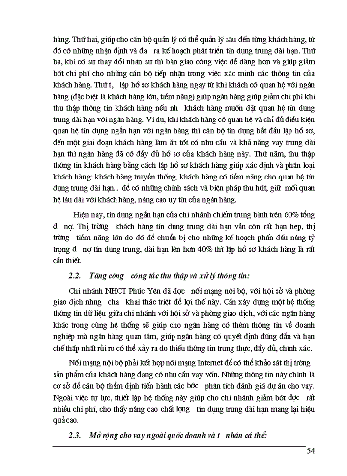 image for page Một số Giải pháp nâng cao chất lượng tín dụng trung dài hạn tại ngân hàng Công thương Phúc Yên