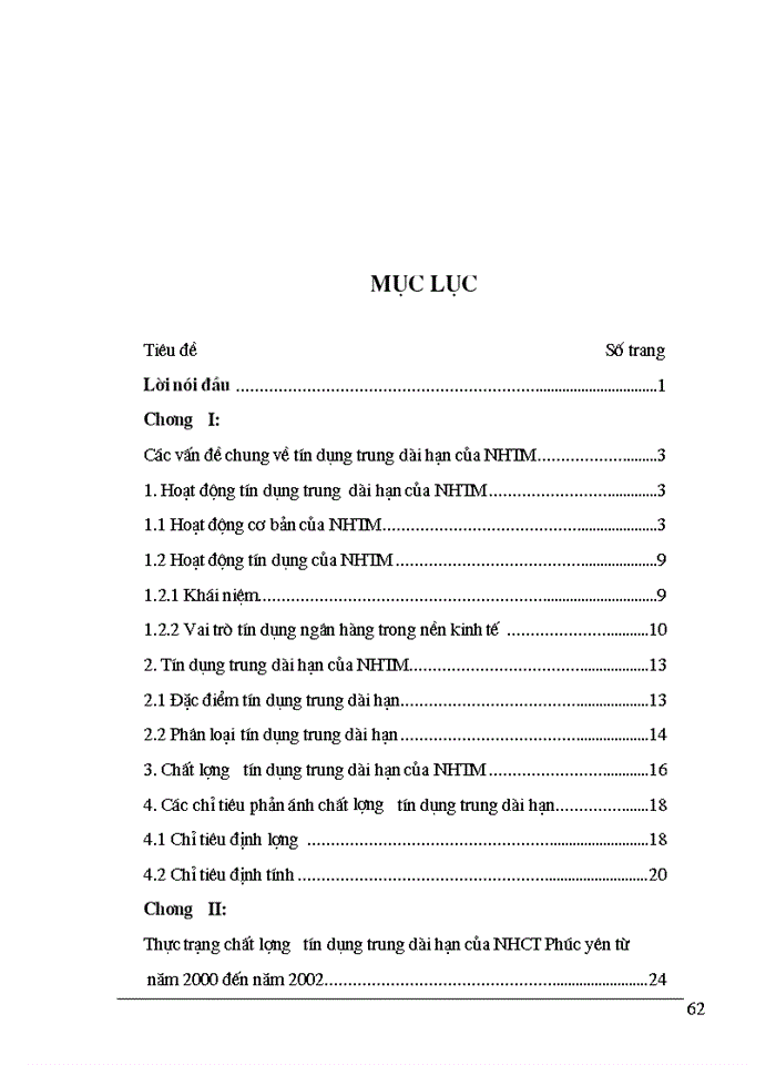 image for page Một số Giải pháp nâng cao chất lượng tín dụng trung dài hạn tại ngân hàng Công thương Phúc Yên