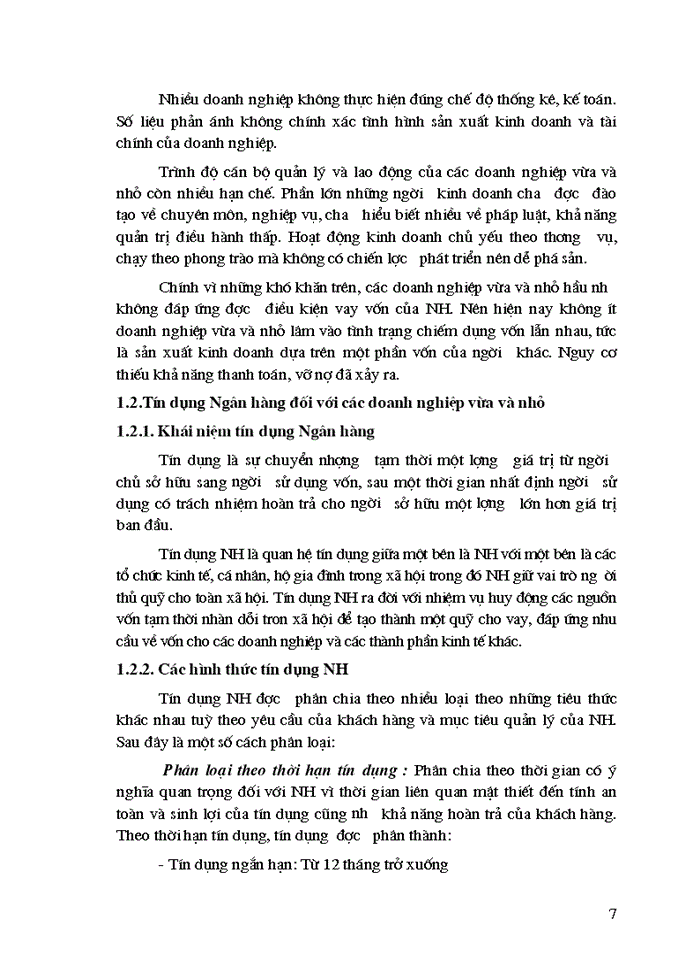 image for page Giải pháp nâng cao chất lượng tín dụng đối với các doanh nghiệp vừa và nhỏ tại chi nhánh Ngân hàng Công thương Ba Đình