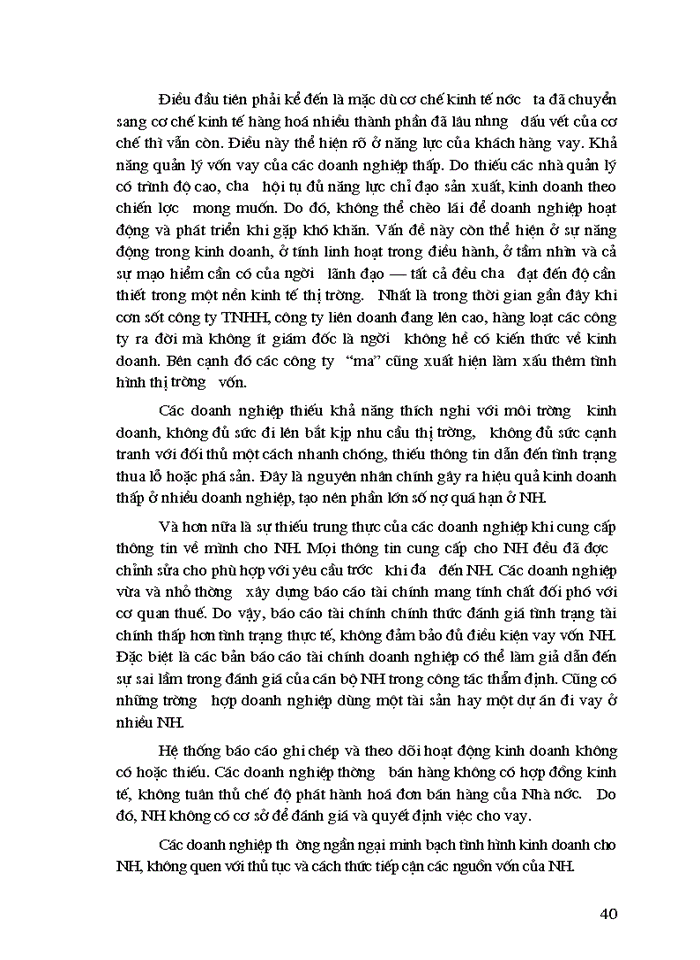 image for page Giải pháp nâng cao chất lượng tín dụng đối với các doanh nghiệp vừa và nhỏ tại chi nhánh Ngân hàng Công thương Ba Đình