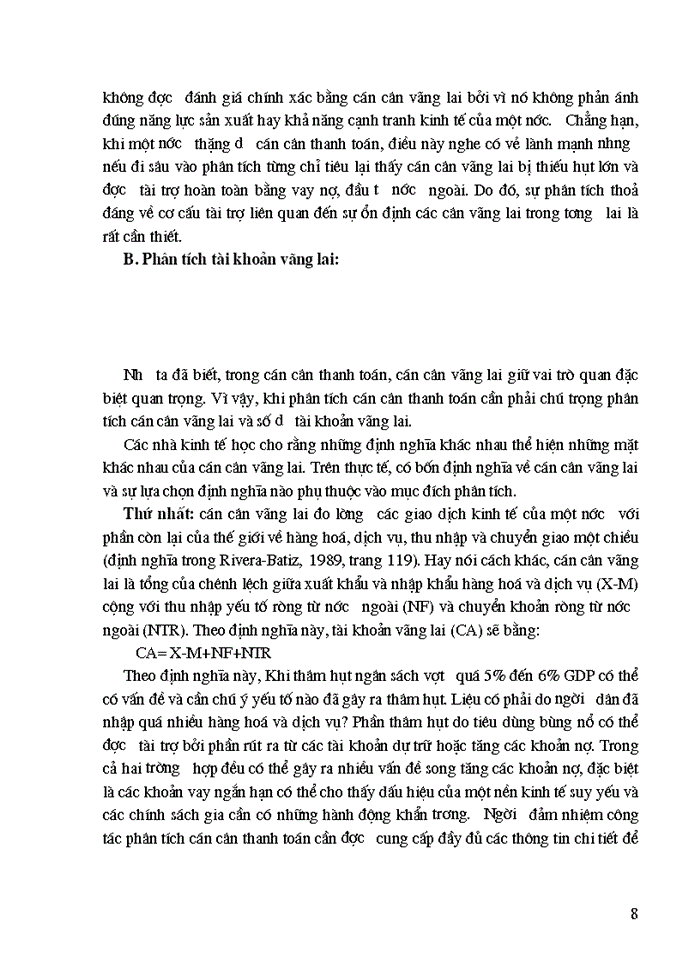 image for page Thực trạng và Giải pháp phân tích cán cân thanh toán quốc tế ở Việt Nam hiện nay