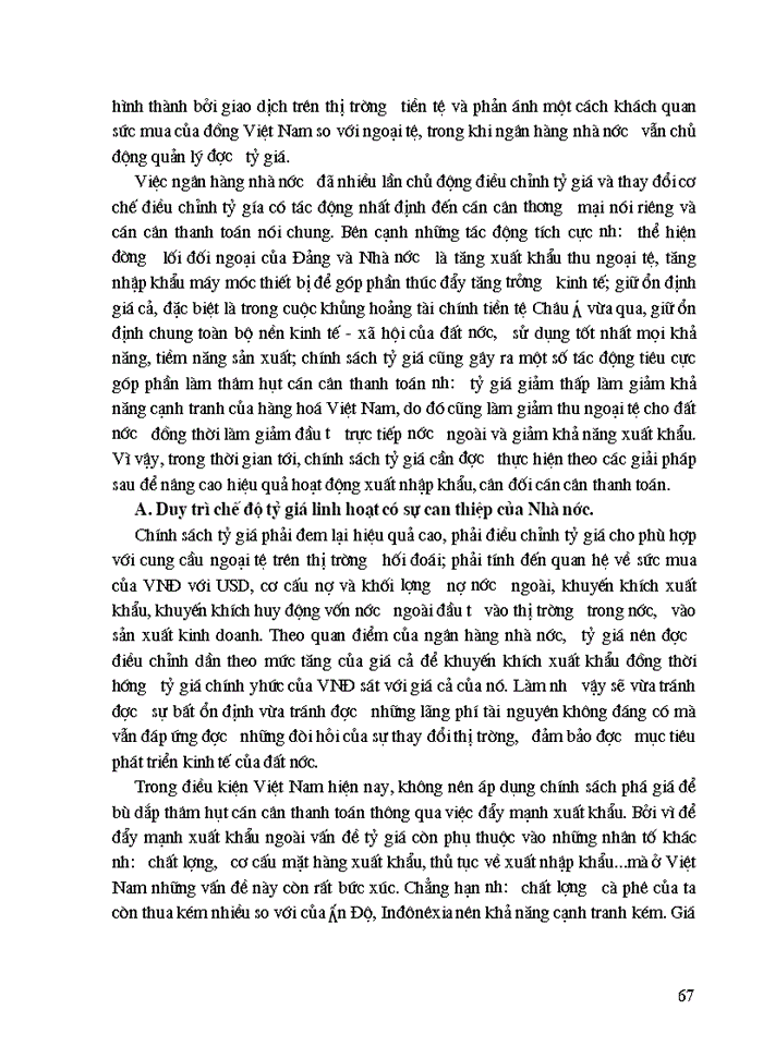 image for page Thực trạng và Giải pháp phân tích cán cân thanh toán quốc tế ở Việt Nam hiện nay