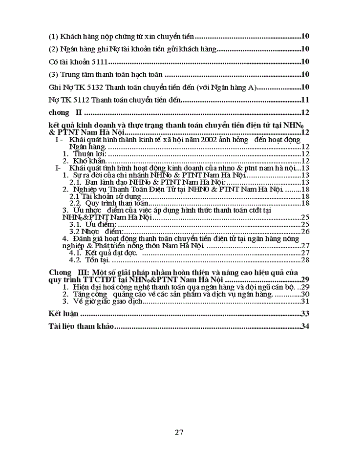 image for page Giải pháp mở rộng và hoàn thiện nghiệp vụ thanh toán chuyển tiền Điện tử tại Ngân hàng Nông nghiệp và Phát triển Nông thôn Nam Hà Nội